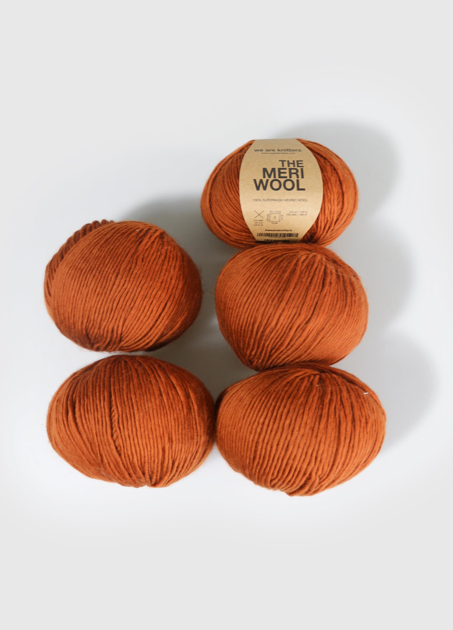 Pack de 5 Ovillos de Meriwool