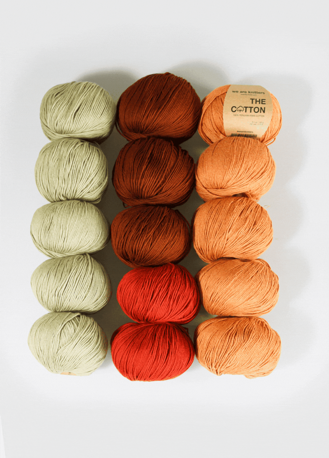 Pack de 15 Ovillos de Algodón Pima