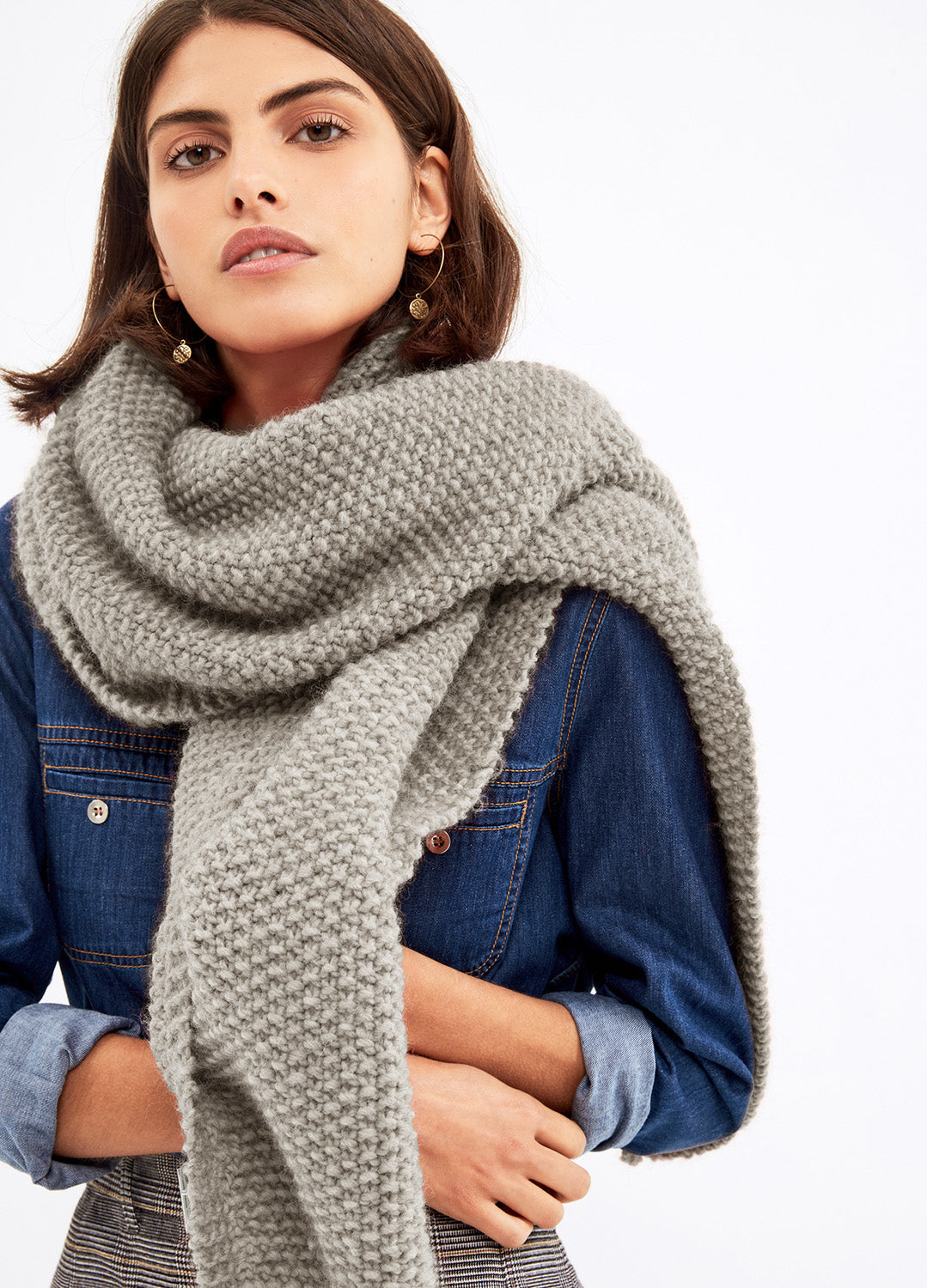 Le Marais Shawl Kit - Yummy Yarn Fine Version