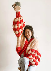 The Social Bubble Cardigan x Beatific Brenda Kit