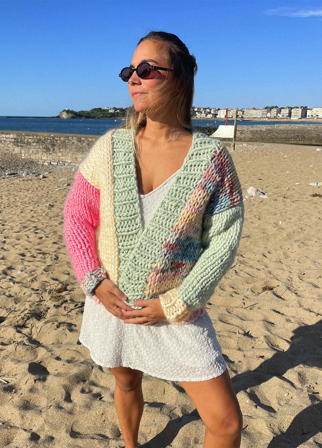 Oil Cardigan Kit - Yummy Yarn Version