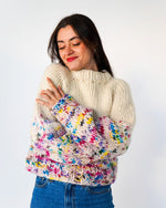 2 Kits Bundle | Simone Cardigan + Rainbow Sweater - Yummy Yarn Version