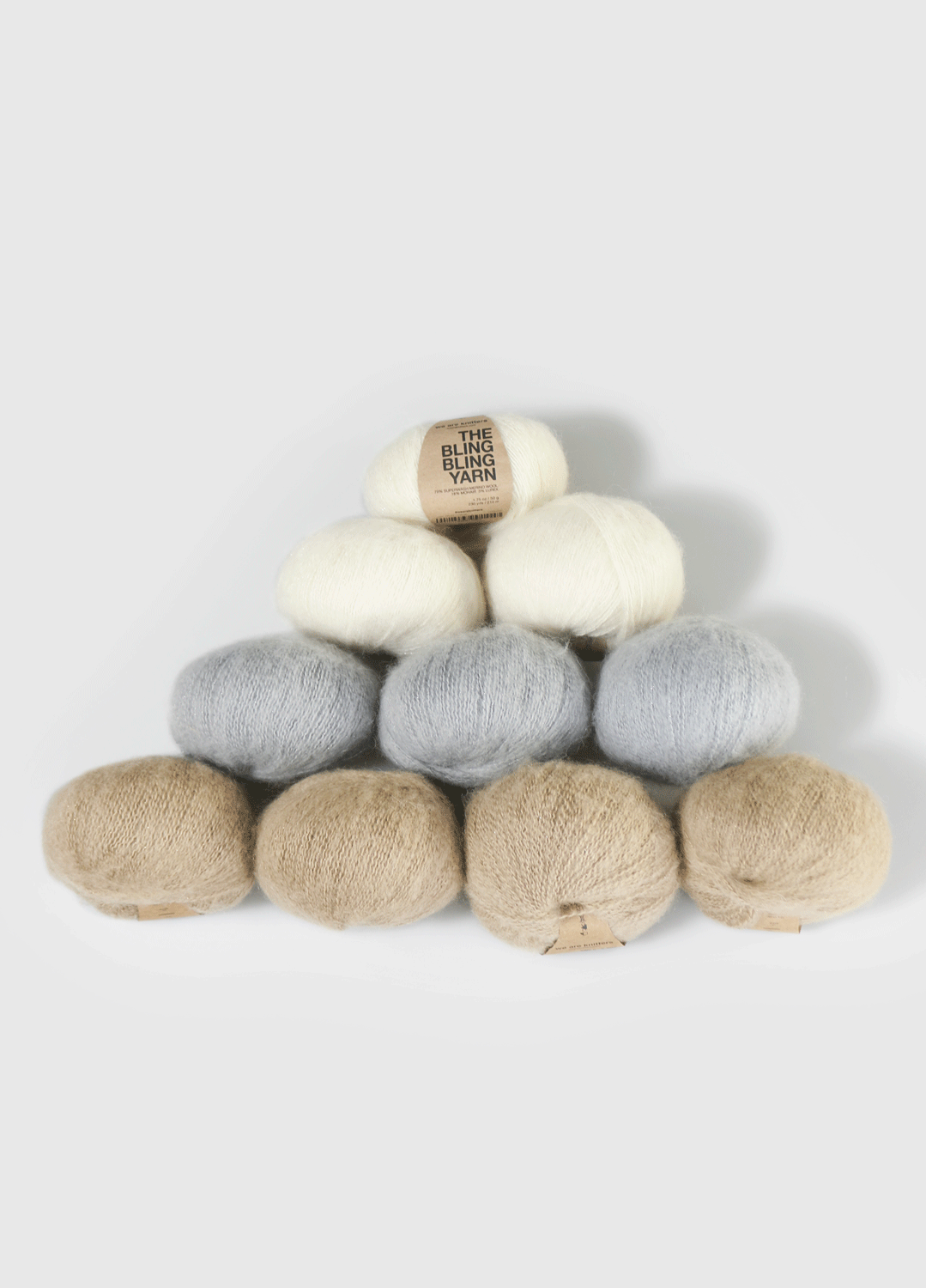 Pack de 10 Ovillos de Bling Bling Yarn