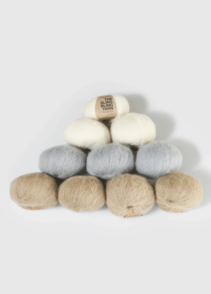 Pack de 10 Ovillos de Bling Bling Yarn