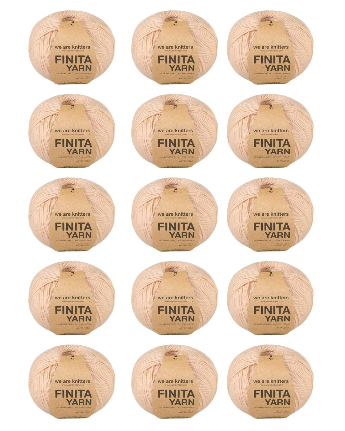 Pack de 15 Ovillos de Finita Yarn