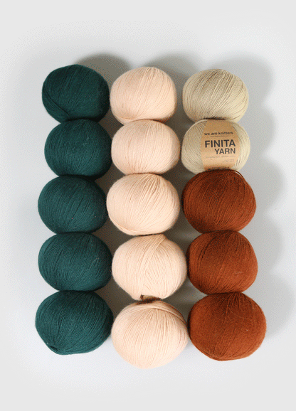 Pack de 15 Ovillos de Finita Yarn