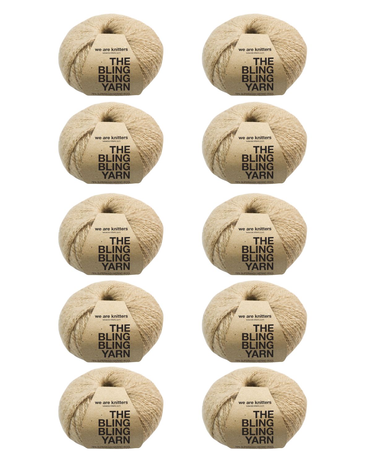 Pack de 10 Ovillos de Bling Bling Yarn