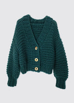 Avocado Cardigan Kit - Yummy Yarn Version