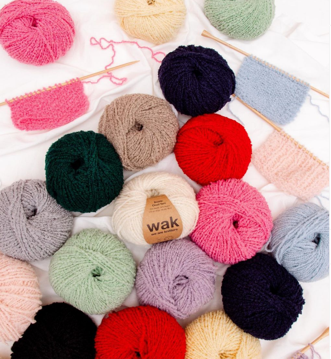 Pack de 15 Ovillos de Boucle Cloud Yarn