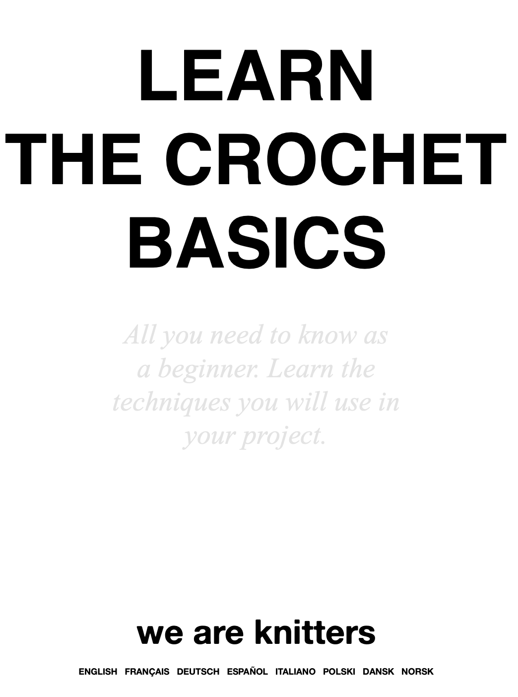 Learn the Crochet Basics
