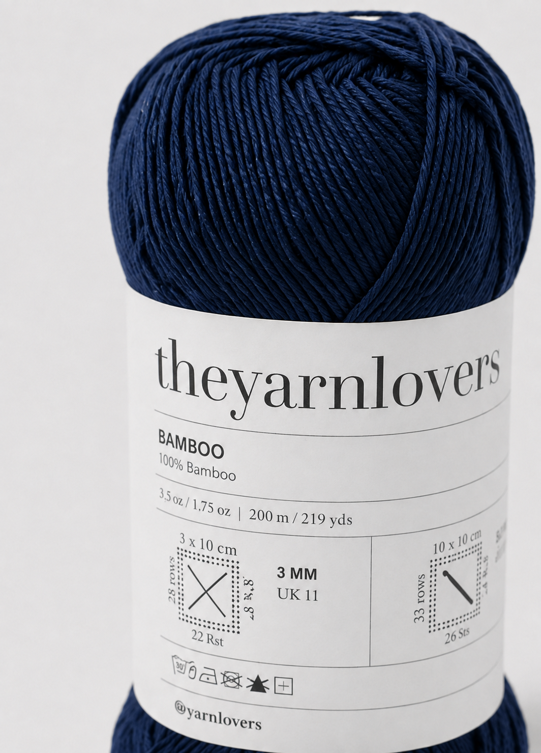 Bamboo Navy Blue - Yarn Lovers