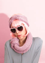 Blueberry Muffin Snood and Headband x @trustthemojo Kit - Yummy Yarn Version