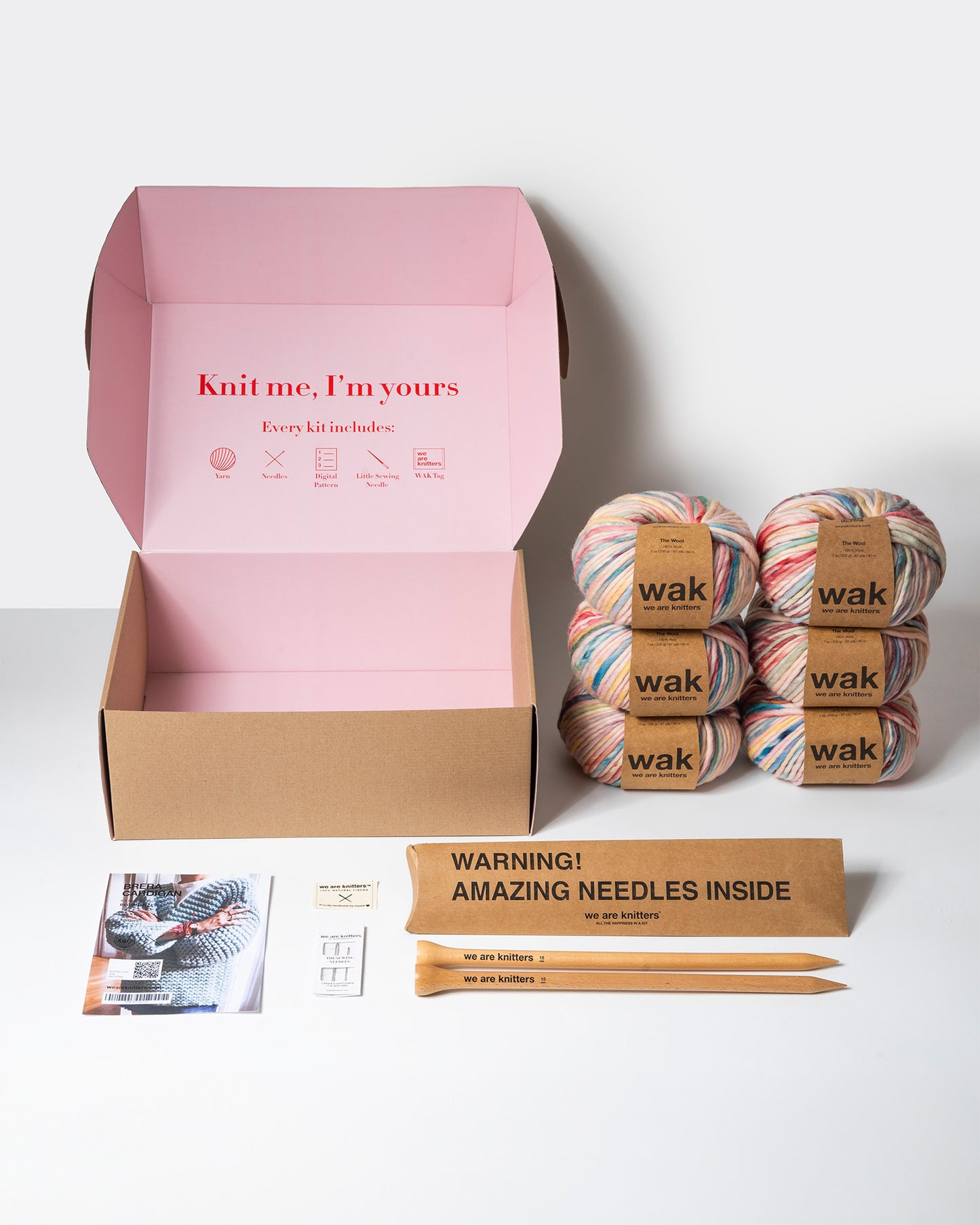 Brera Cardigan Kit - Yummy Yarn Version