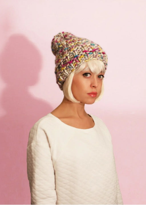 2 Kits Bundle @trustthemojo | The Blueberry Muffin Snood and Headband + Milkshake beanie - Yummy Yarn Version