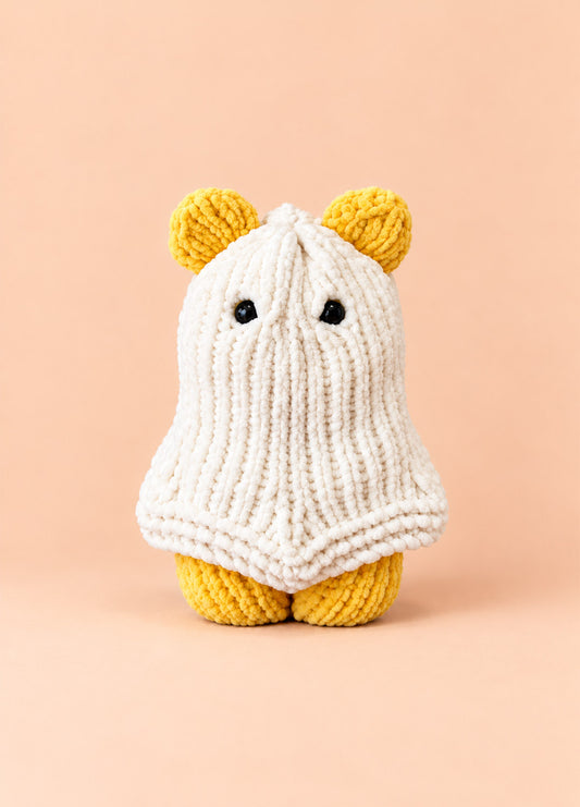 The Knitty Ghost Costume – Disfraz fácil de tejer para Pet Pals