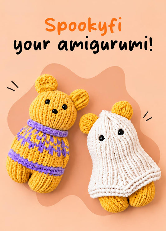 The Knitty Ghost Costume – Disfraz fácil de tejer para Pet Pals