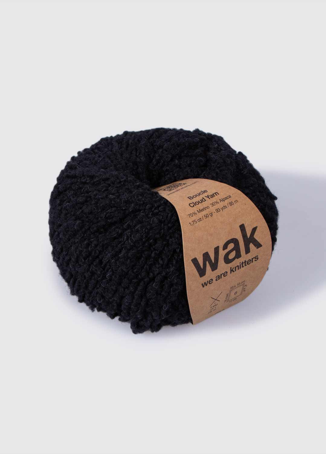 The Boucle Cloud Yarn Black