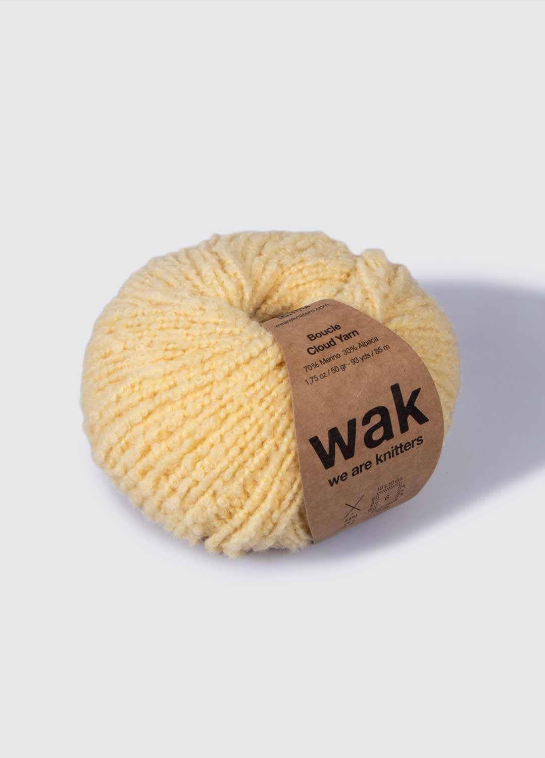 The Boucle Cloud Yarn Gen Z Yellow