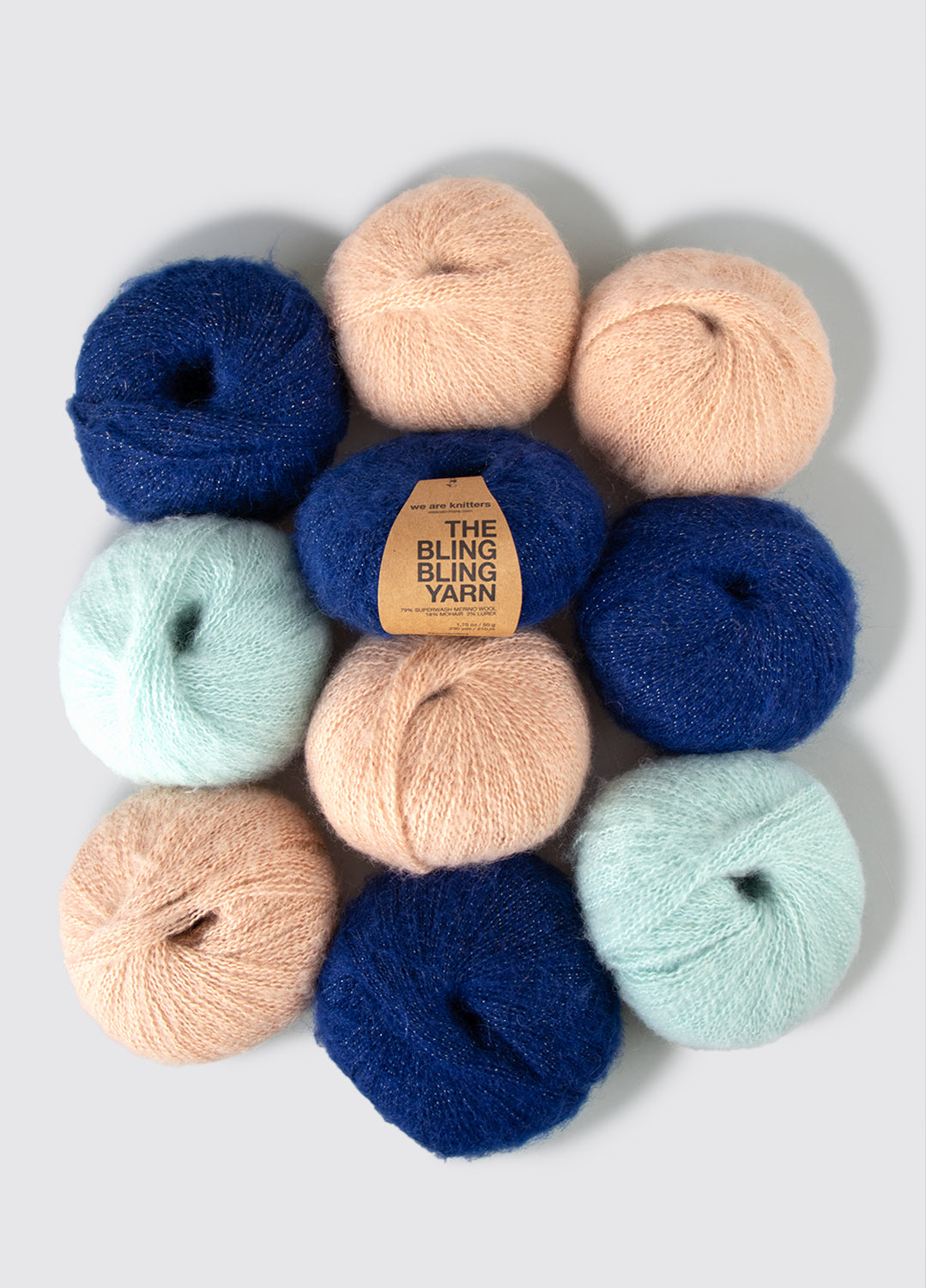 Pack de 10 Ovillos de Bling Bling Yarn