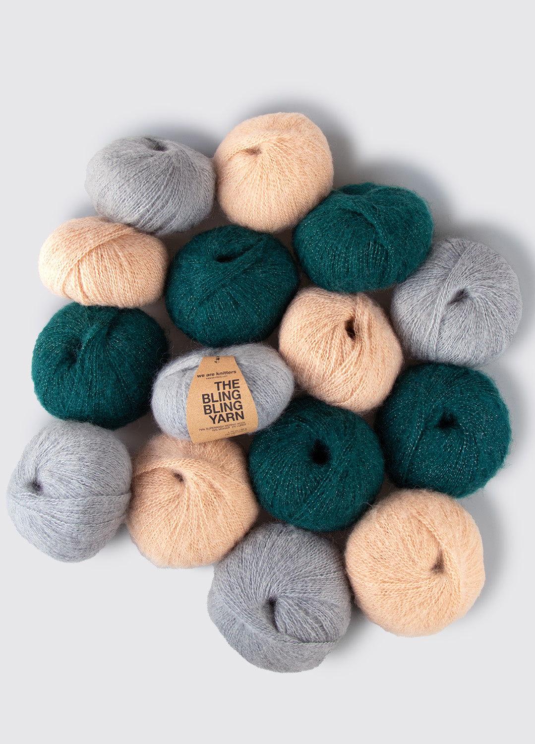 Pack de 15 Ovillos de Bling Bling Yarn