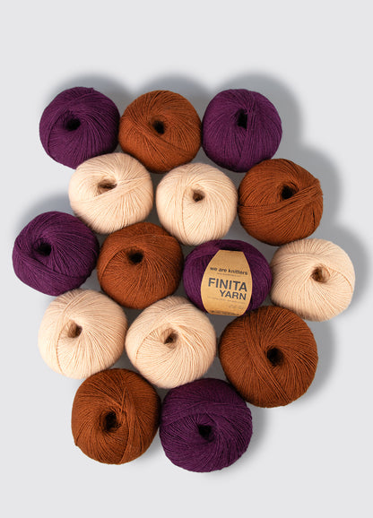Pack de 15 Ovillos de Finita Yarn