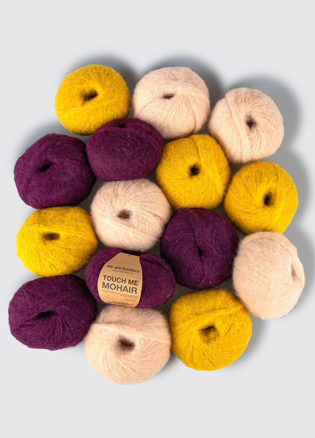 Pack de 15 Ovillos de Touch me Mohair