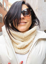 Stitch Sampler: Learn The Basics Knitting Kit - Make your first Cotton Snood