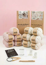 2 Kits Bundle: Cozy Home | Matcha Blanket + Medea Blanket - Yummy Yarn Version