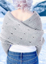 Easy Eyelet Sweater Scarf x @knitatude Kit - Yummy Yarn Fine Version