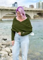 Easy Eyelet Sweater Scarf x @knitatude Kit - Yummy Yarn Fine Version