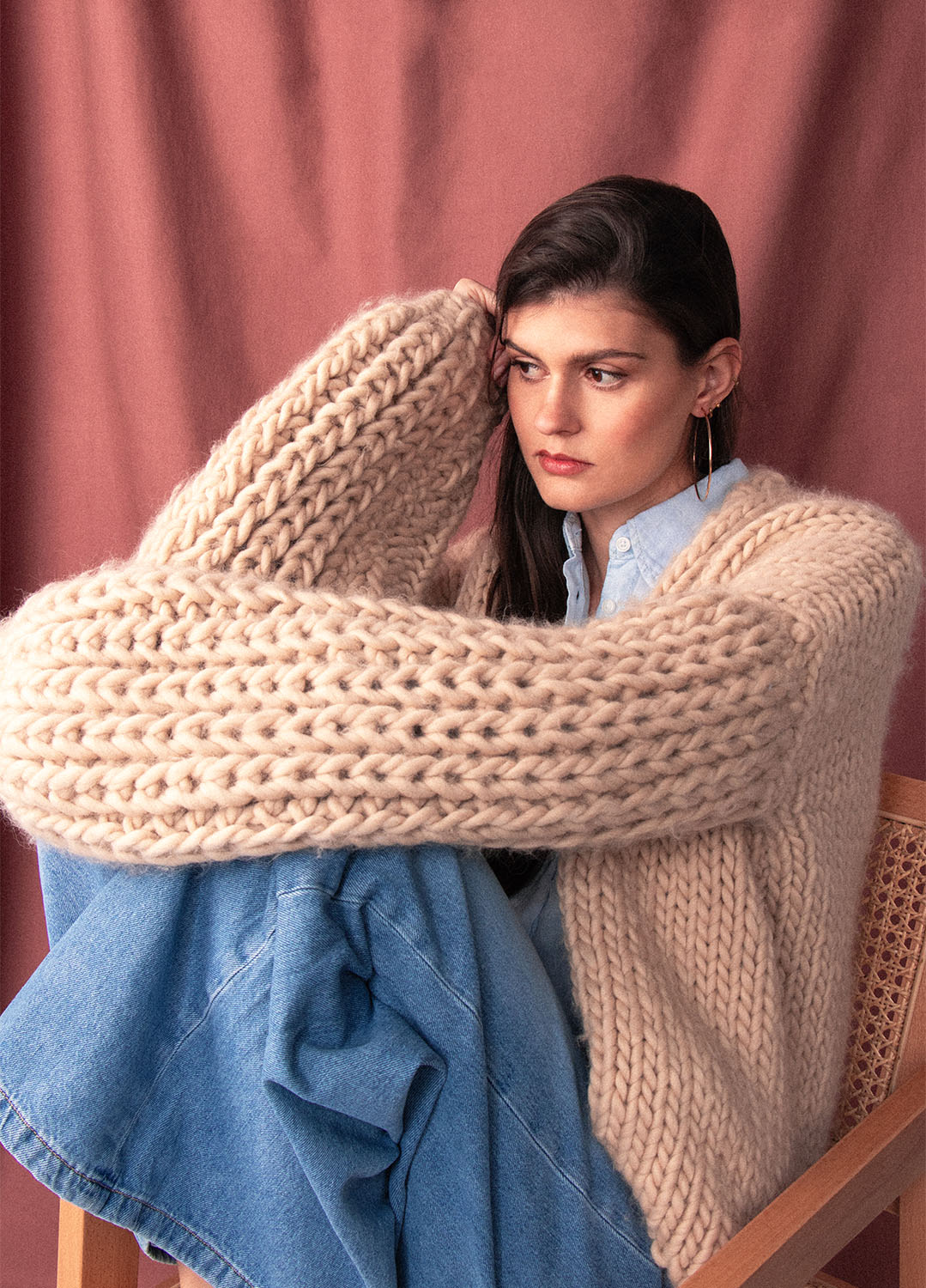 Fresco Cardigan Kit - Yummy Yarn Version