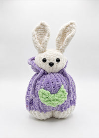 The Knitty Bunny - Easy Mini Knitted Bunny Kit - Cuddle Yarn