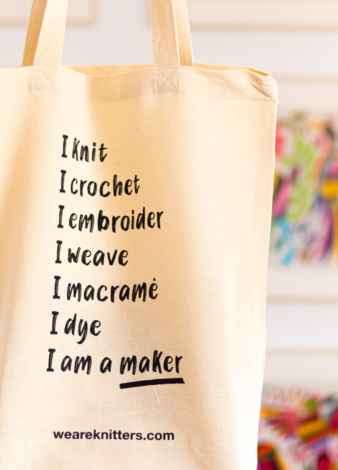 Tote Bag: I am a maker