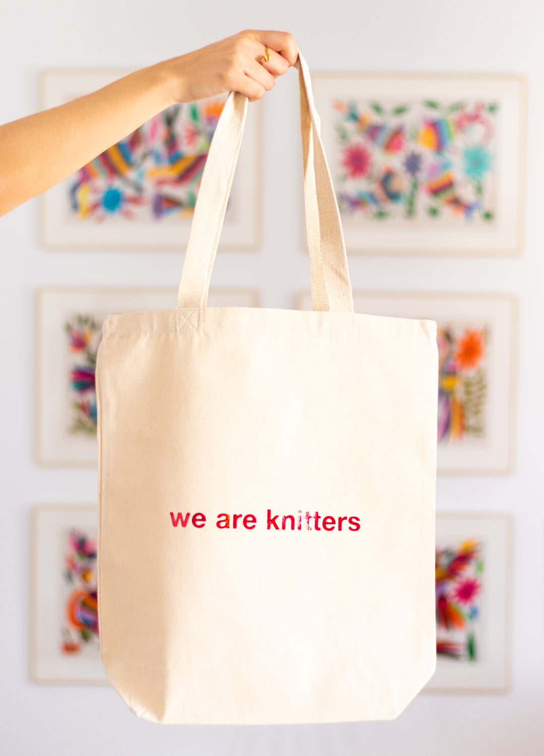 Tote Bag: We Are Knitters