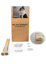 Himba Snood Beginner Knitting Kit in Digital Lavender