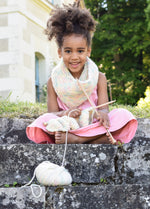 Row Row Snood Kit - Learning Experience For Kids - Yummy Yarn Fine Version