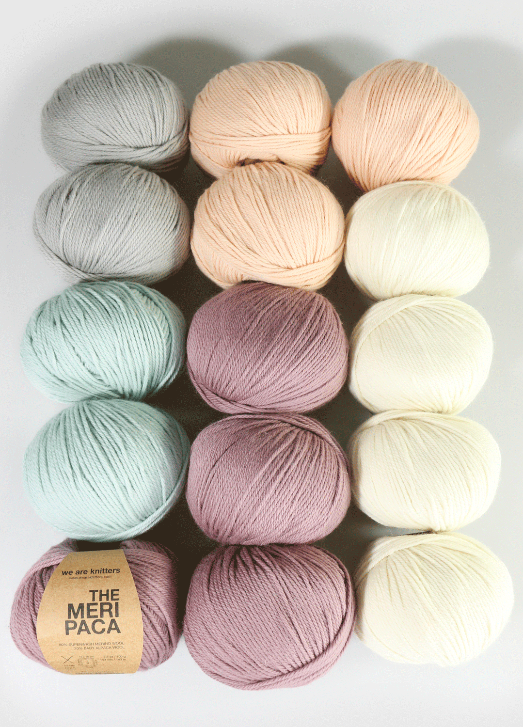 Pack de 15 Ovillos de Meripaca Yarn
