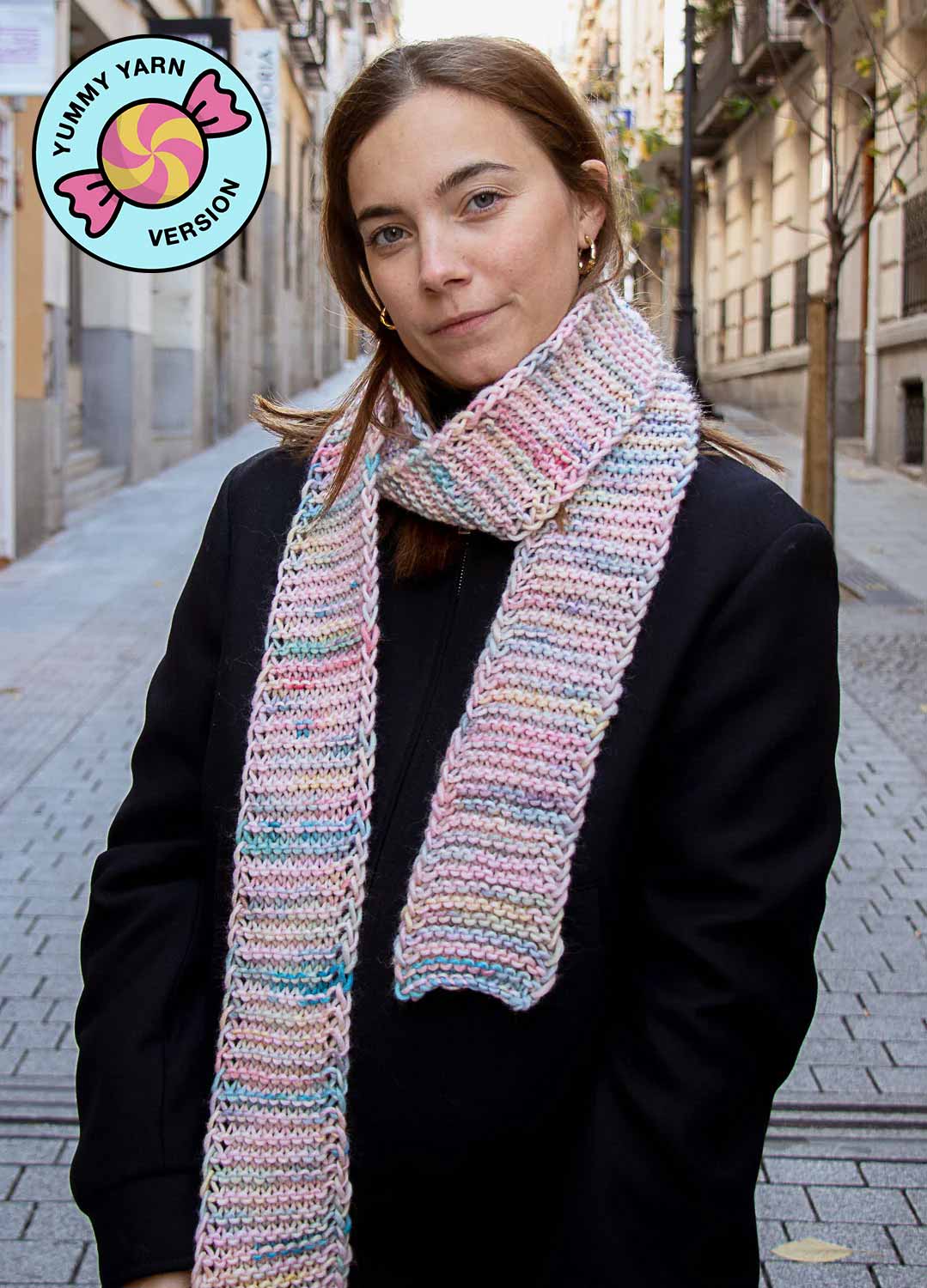 Ribe Scarf Kit - Yummy Version