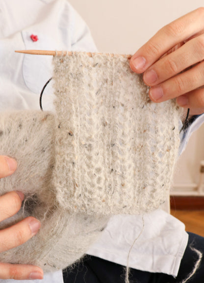 The Fuzzy Yarn Marbled Natural