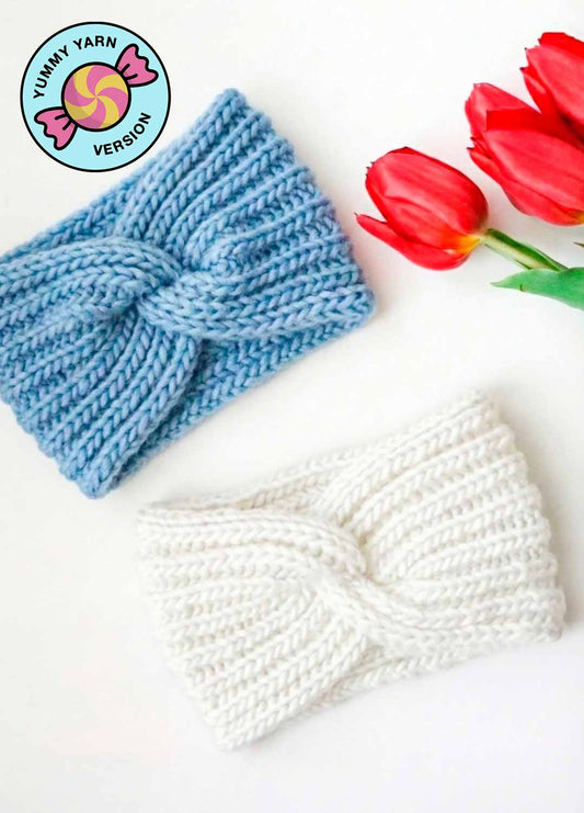 The Springbreeze Headband Kit by @woolandknits  - Yummy Yarn Fine Version