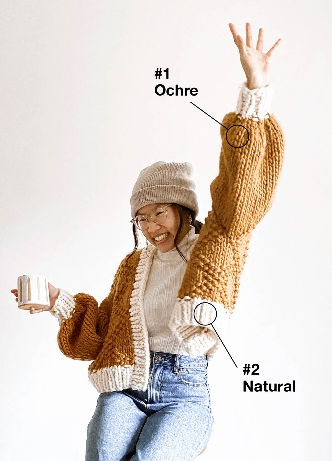 The Crisscross Applesauce Cardigan x Beatific Brenda Kit