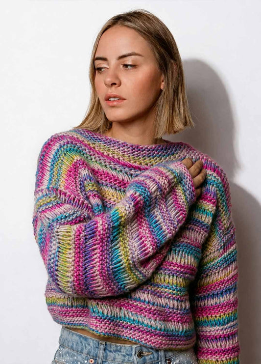 Ginkgo Sweater Kit - Yummy Yarn Fine Version